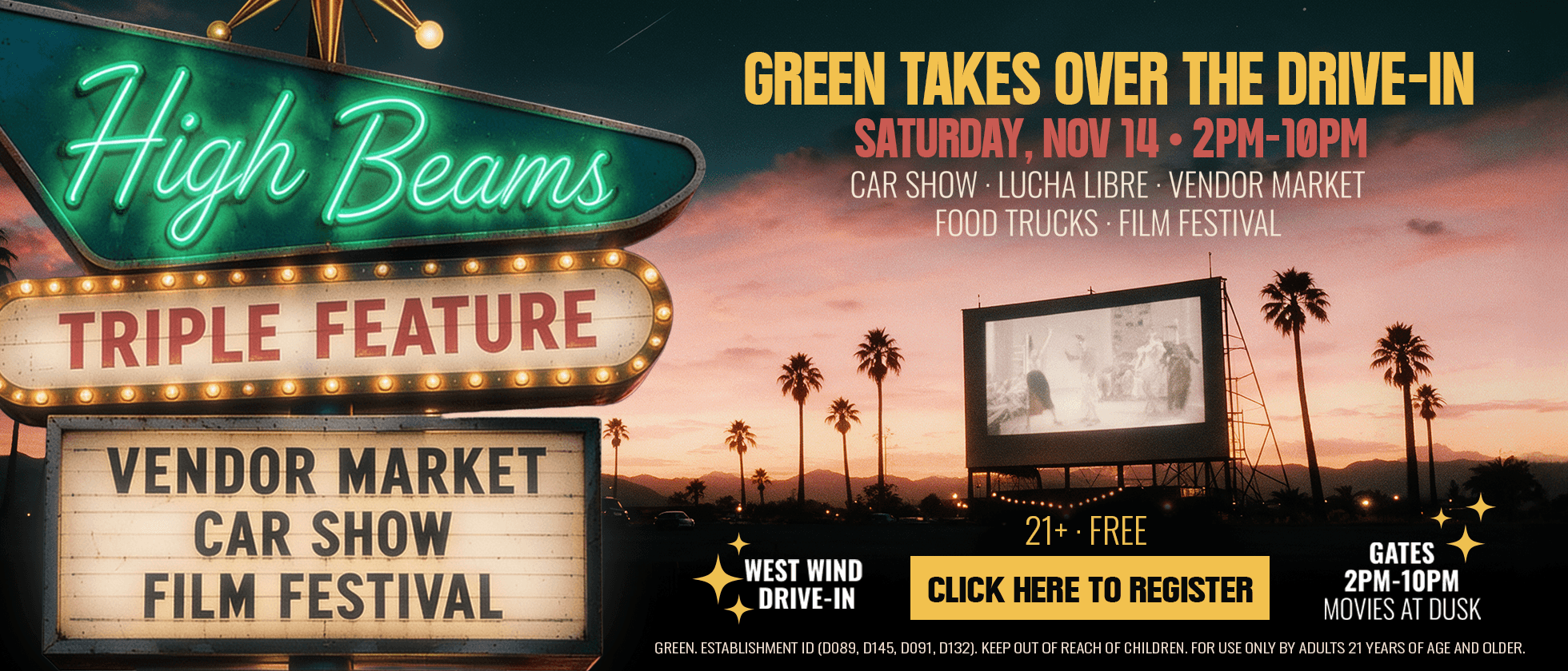 High Beams: Free Drive-In Movie Night & Festival in North Las Vegas