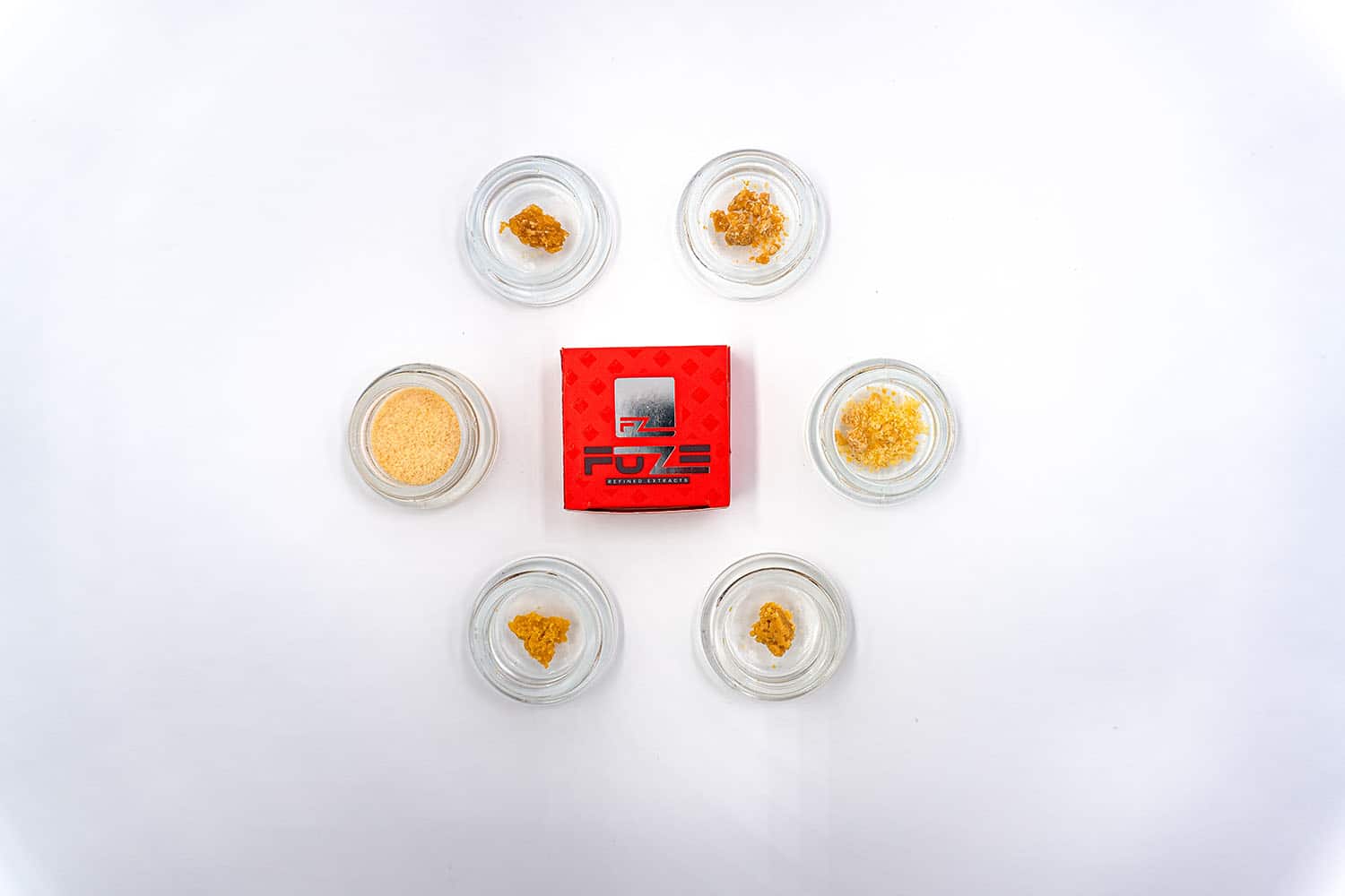 Variety of Fuze Extracts Concentrate Products