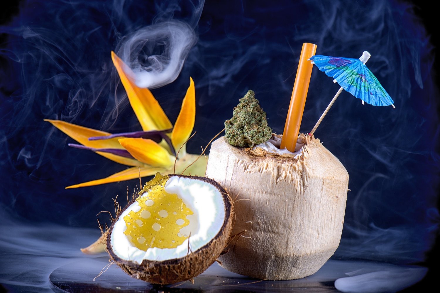 Coconut infused drink