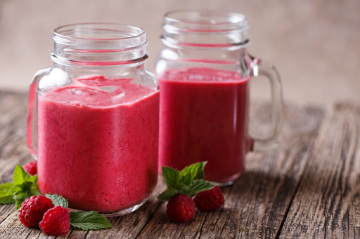 cannabis-infused summer recipe frozen raspberry lemonade