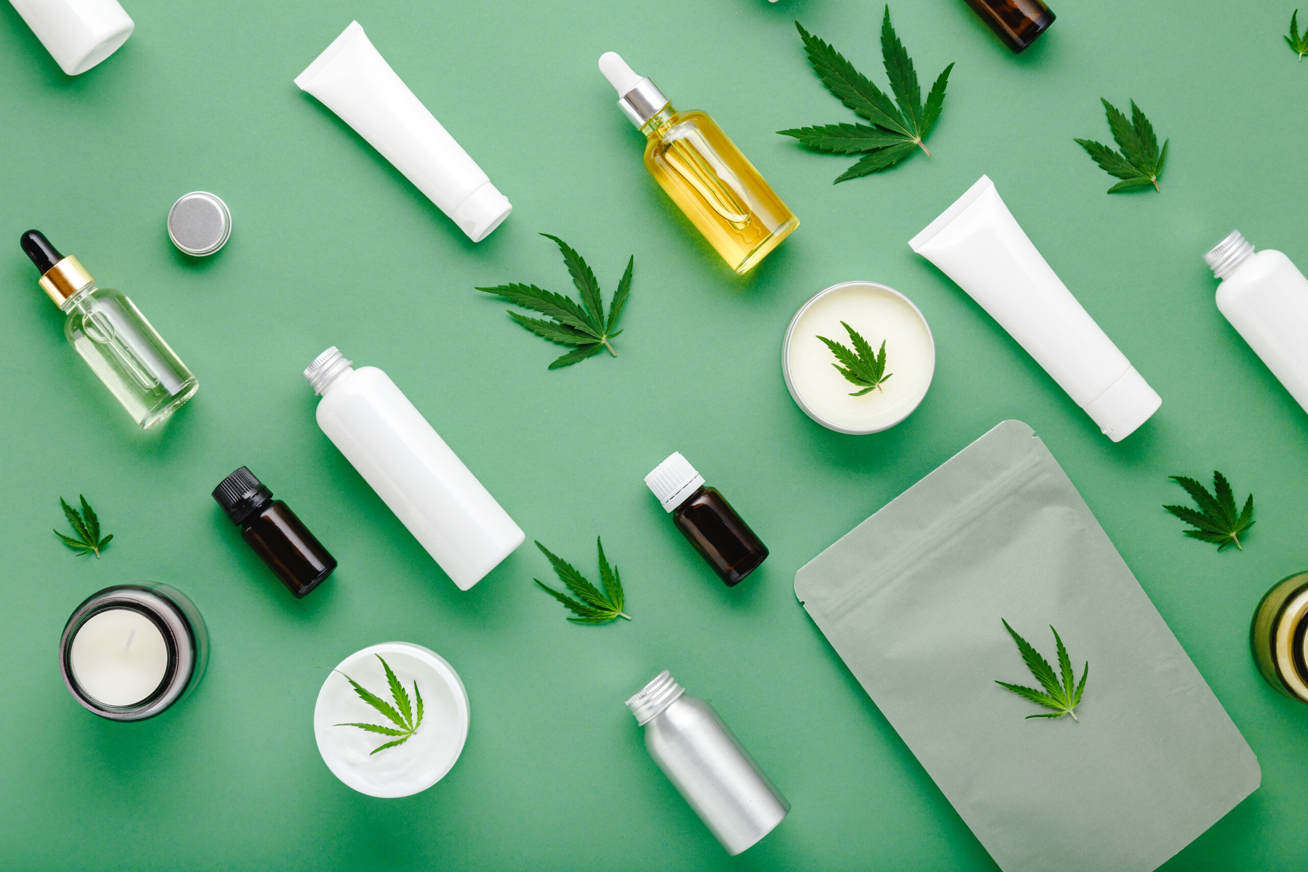 Hemp, CBD Oil, Serums, and Cleansers with CBD in skincare